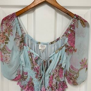 HEMANT & NANDITA Asian Plunged Dress